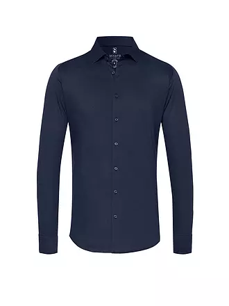 DESOTO | Chemise en jersey coupe slim | blau
